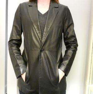 Dana Buchman lambskin leather jacket, size 4